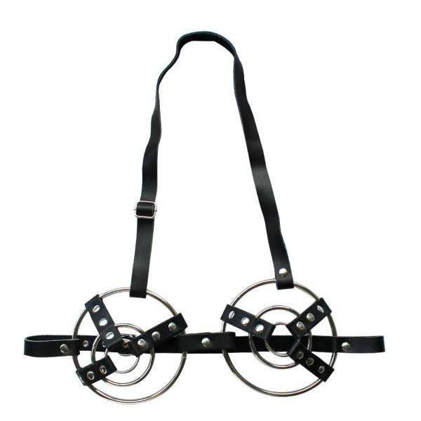 Metal Cup Bondage Bra
