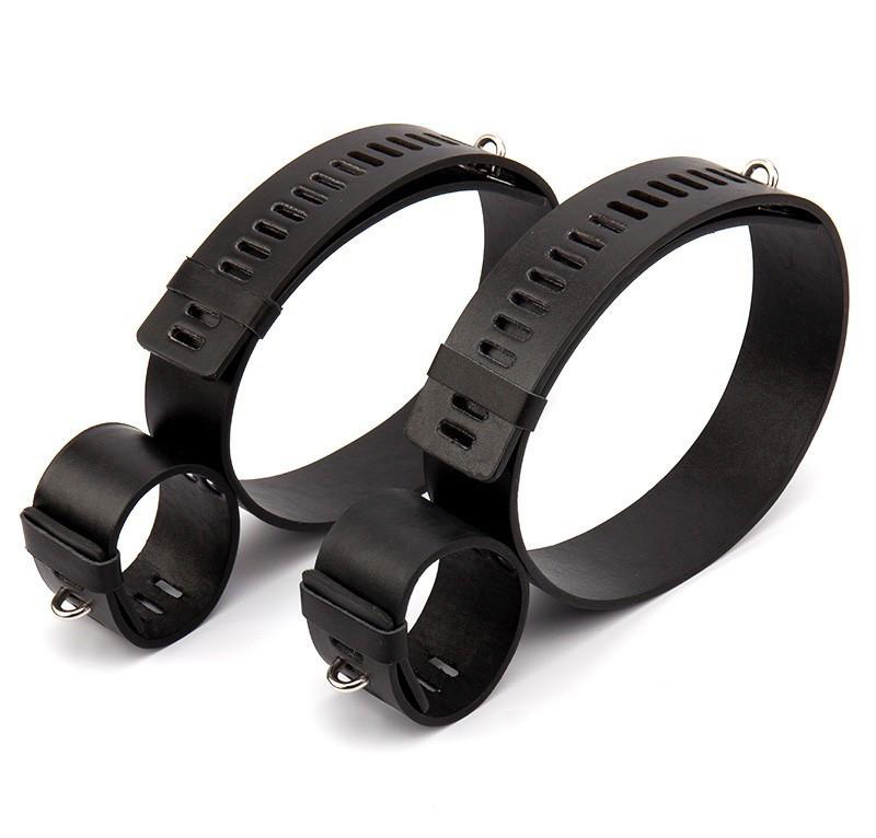 Leather Thigh to Wrist Restraints