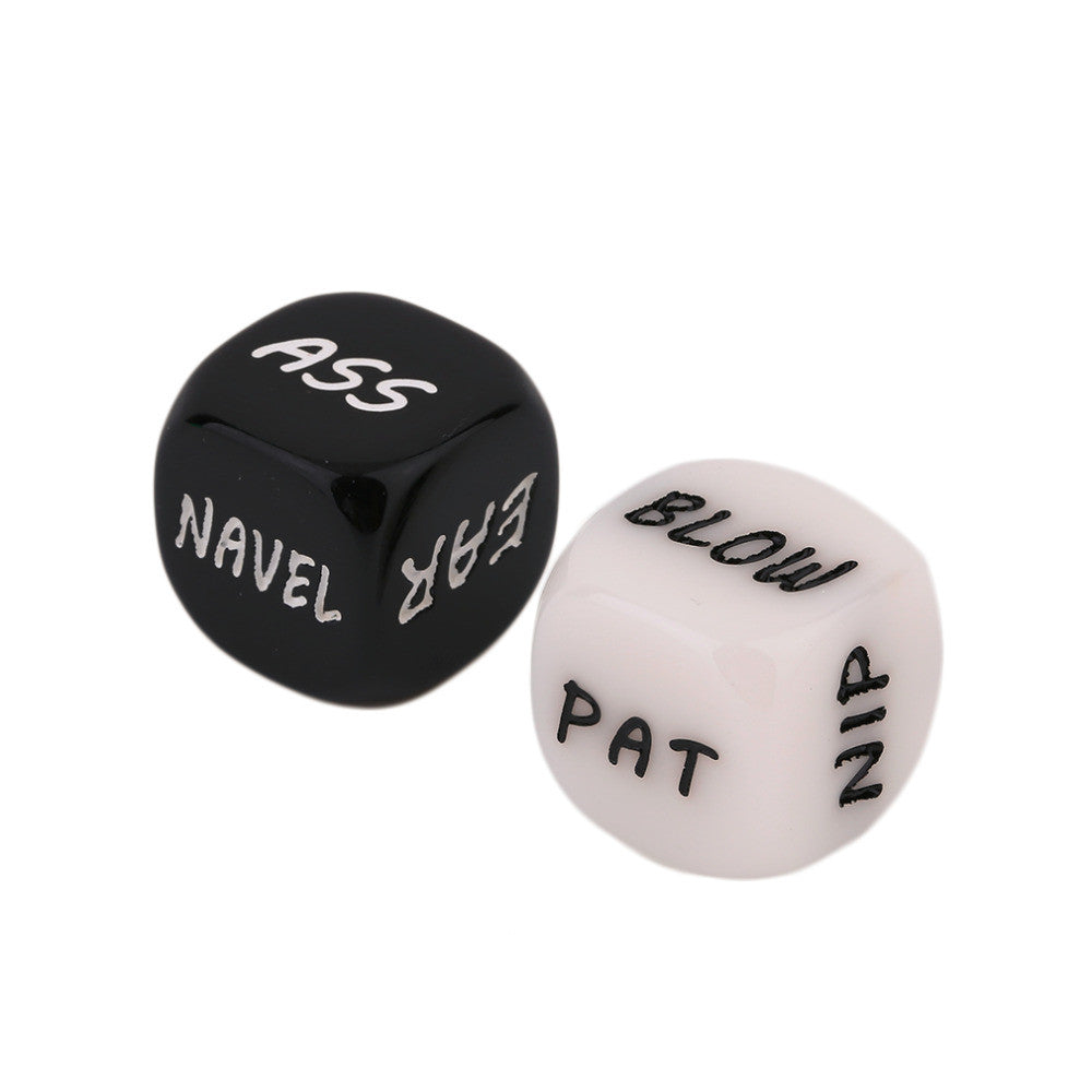 Black & White sex dice - INTIMATE