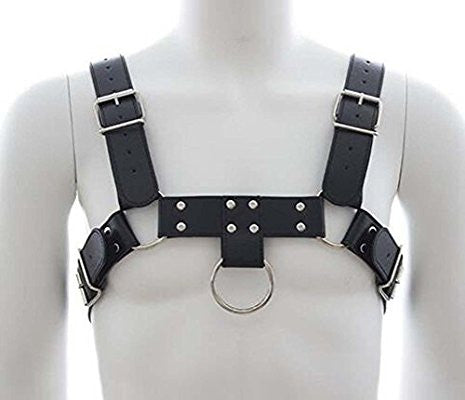 Leather Mens Bondage Harness