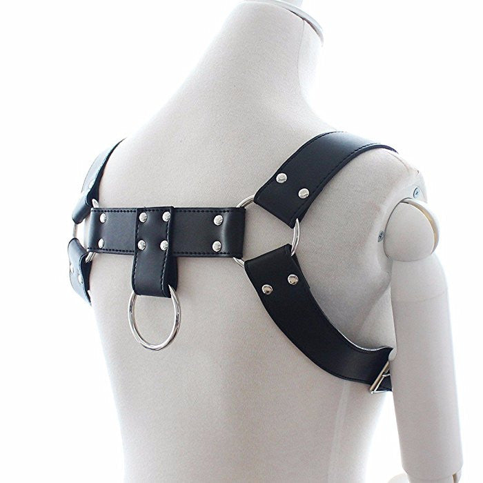 Leather Mens Bondage Harness