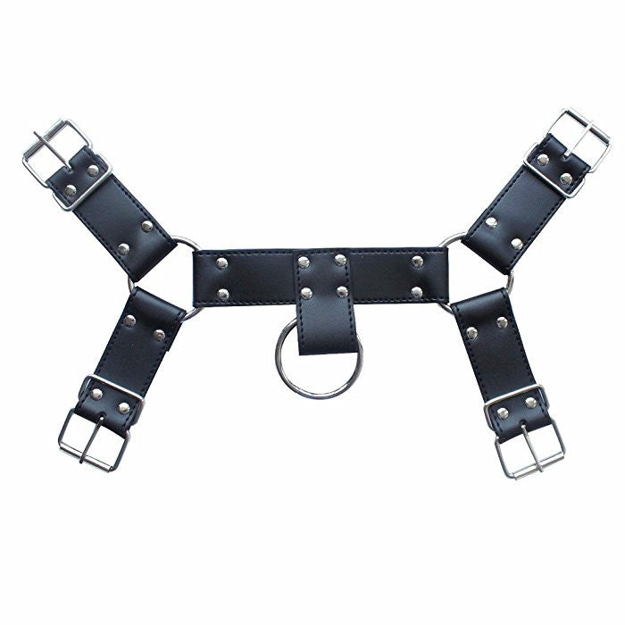 Leather Mens Bondage Harness