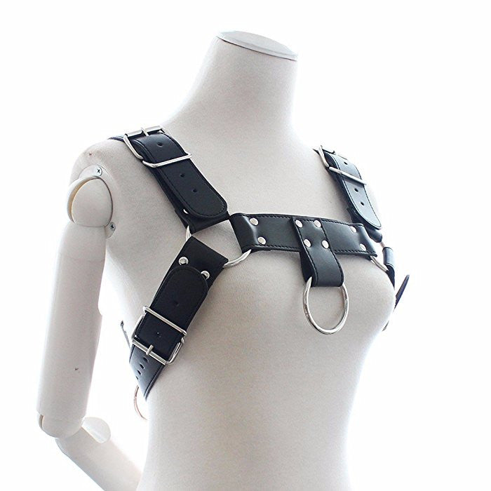 Leather Mens Bondage Harness