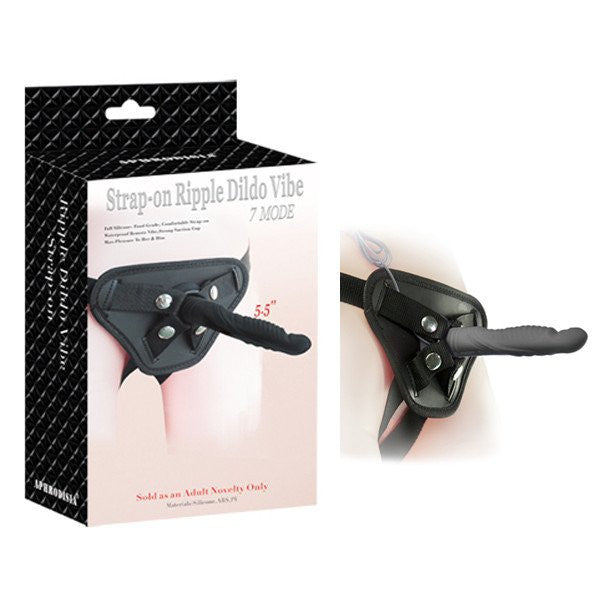 Strap On Ripple Dildo Vibe