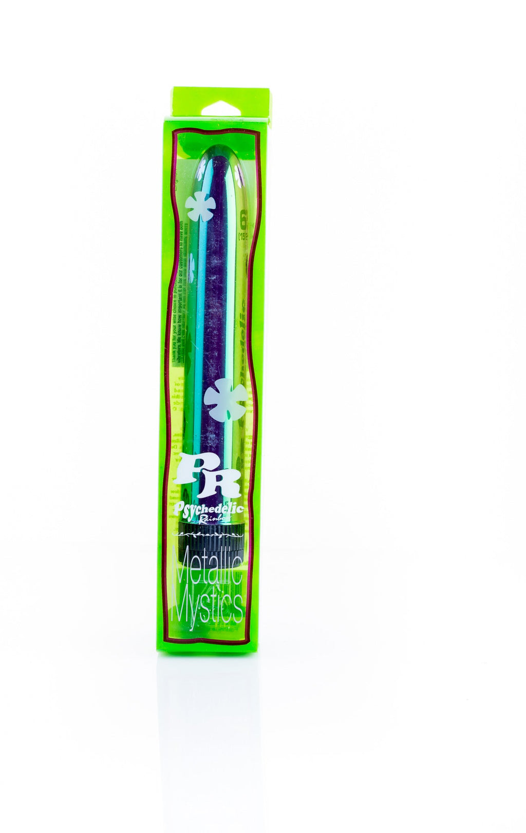 Psychedelic Rainbow Metallic Mystics Classic 6 Inch Vibrator