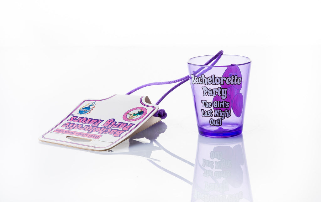 Bachelorette Party Favors - Shot Glass Necklace - INTIMATE