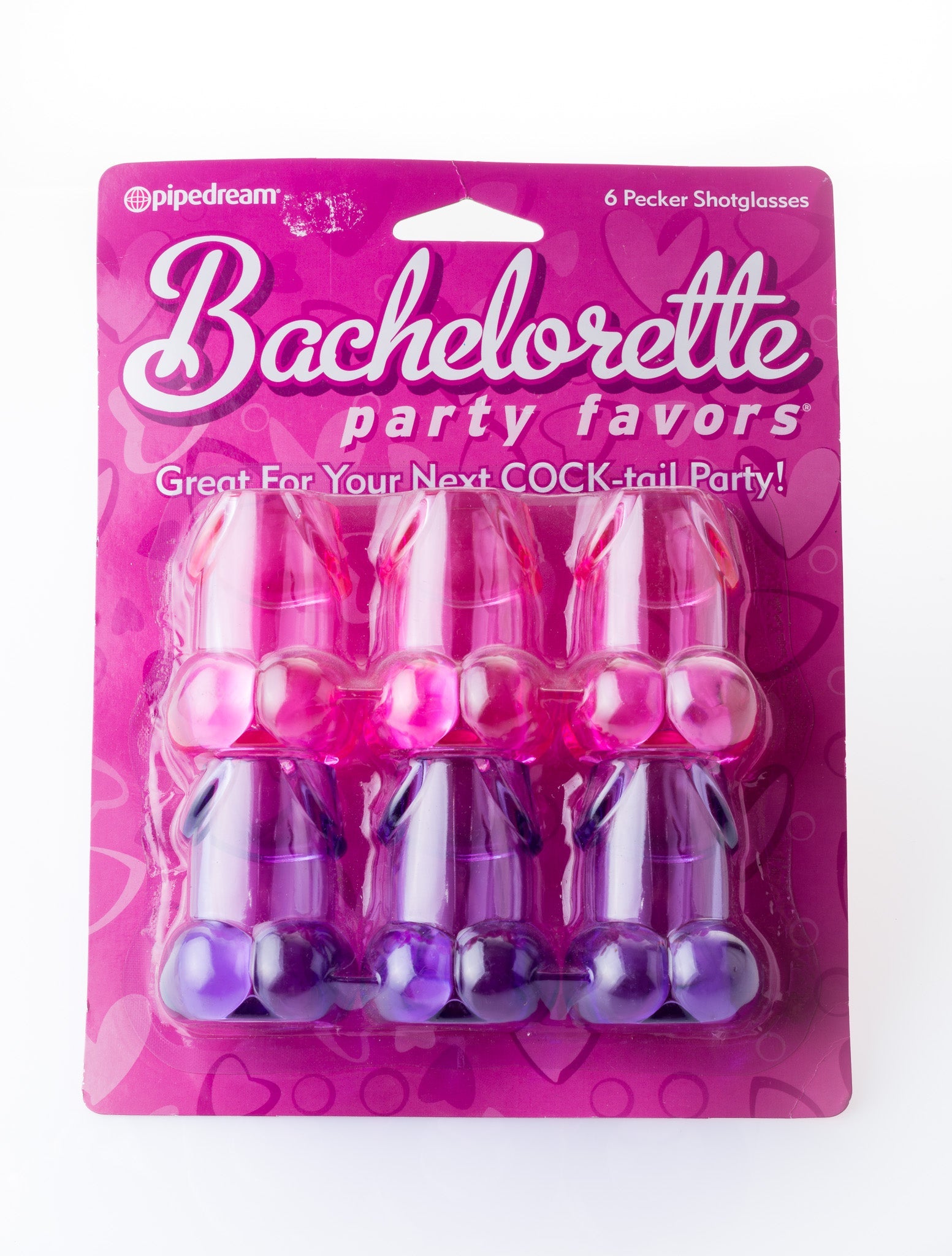 Bachelorette Party Favors - 6 Pecker Shot Glasses - INTIMATE