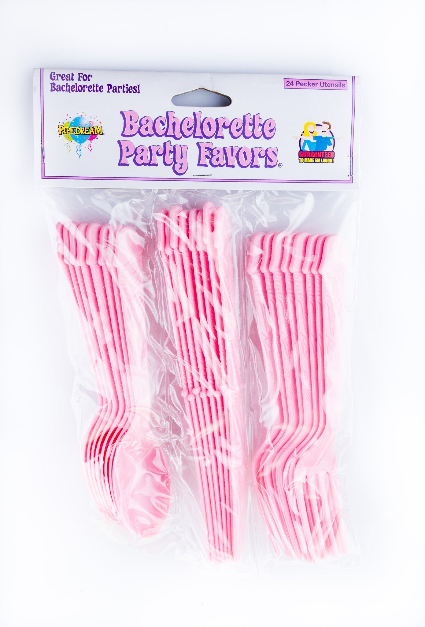 Bachelorette Party Favors - 24 Pecker Utensils - INTIMATE