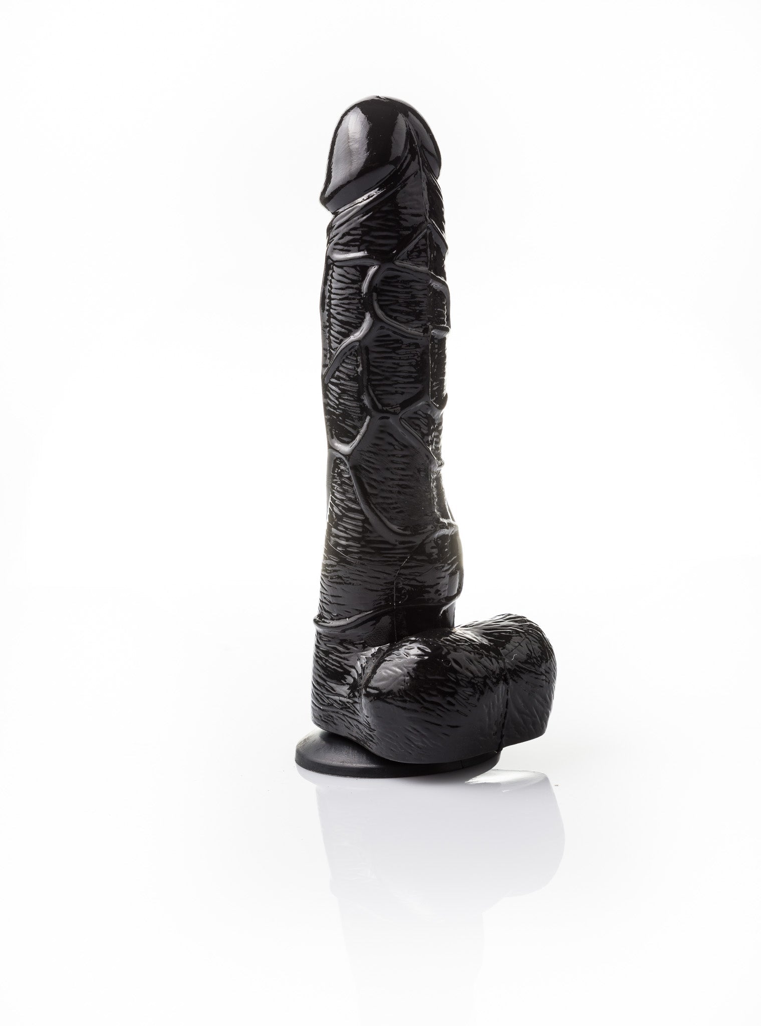 Realistic Suction Cup Black Dildo