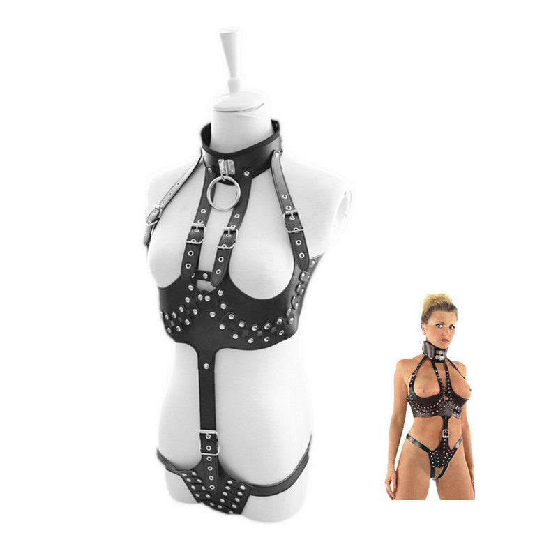 Womens Bondage Chastity Harness