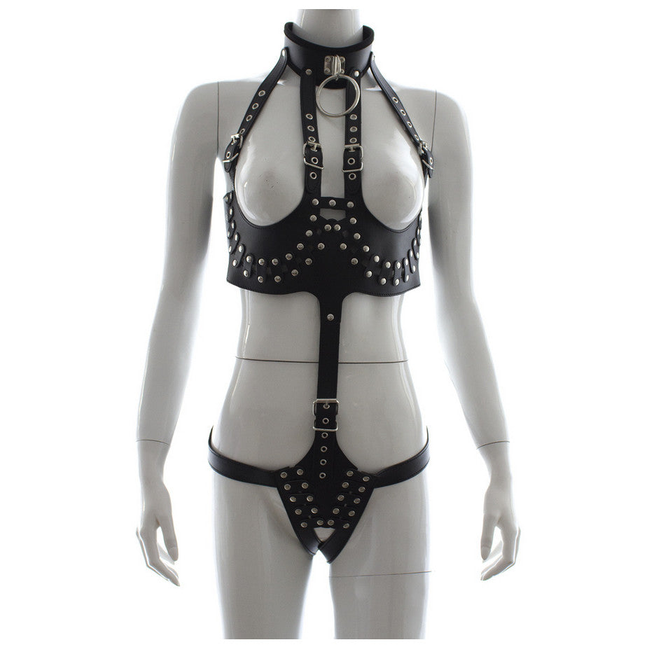 Womens Bondage Chastity Harness