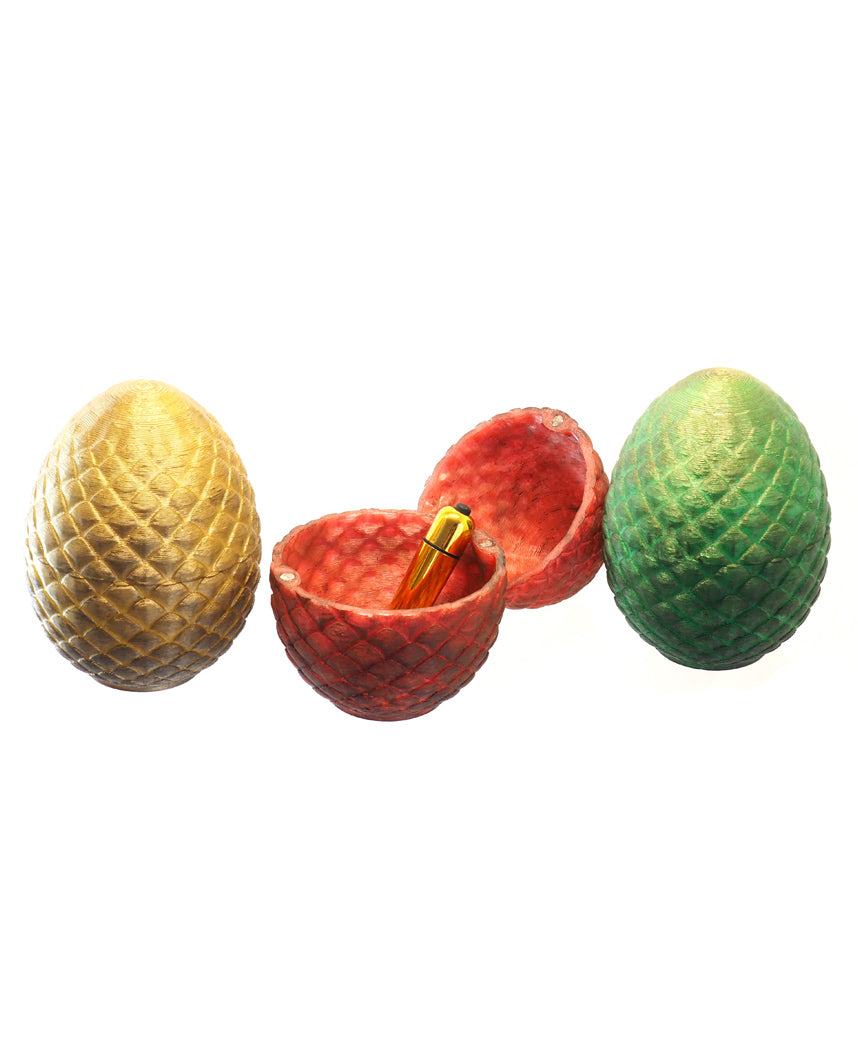Dragon Egg Bullet Vibrator Container – INCLUDES VIBRATOR - INTIMATE