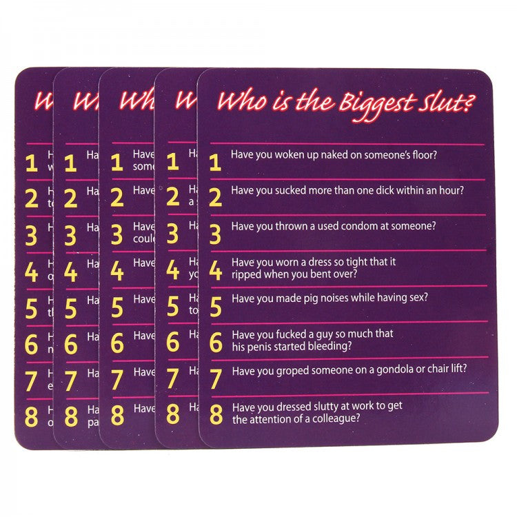 Who Is The BIGGEST SLUT?