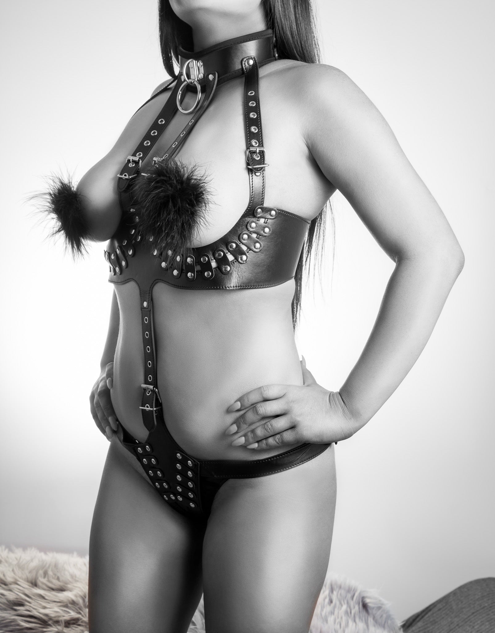 Womens Bondage Chastity Harness