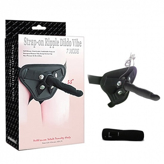 Strap On Ripple Dildo Vibe