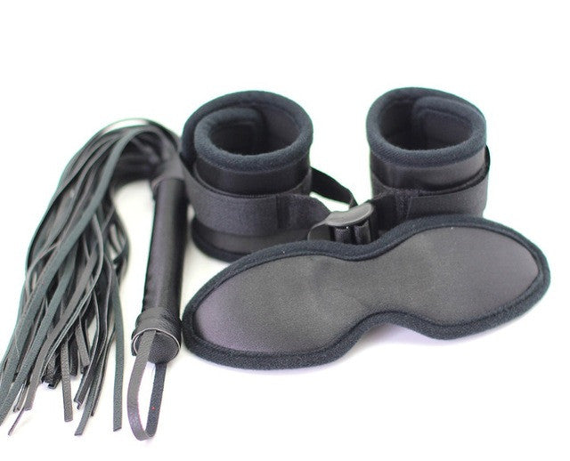 Black Neoprene Bondage Kit - INTIMATE