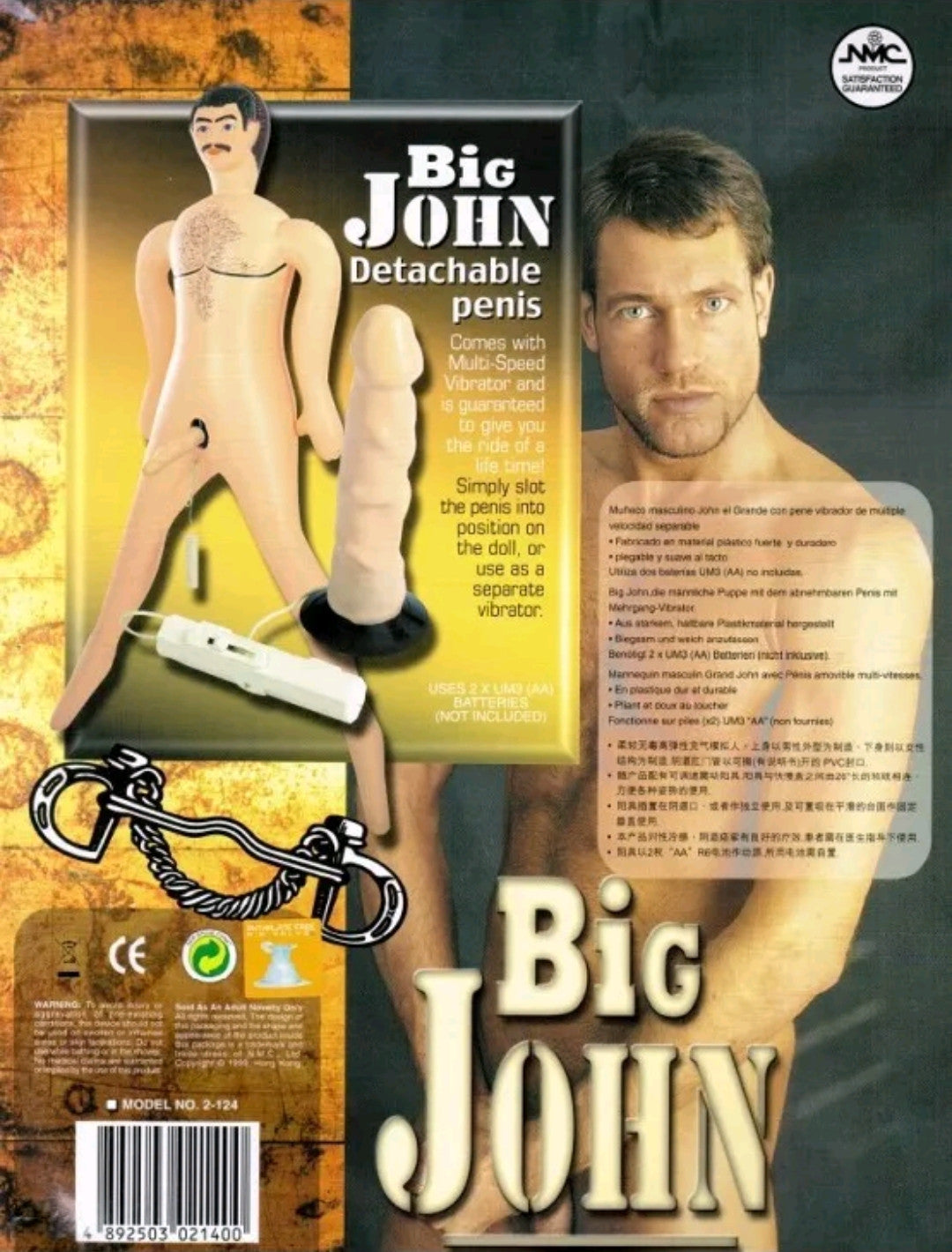 Big John Inflatable Male Love Doll - INTIMATE