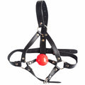 Head Harness with Ball Gag - INTIMATE