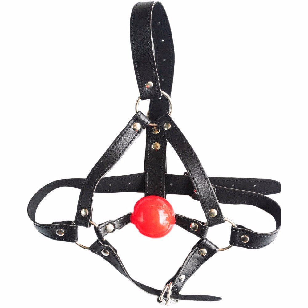 Head Harness with Ball Gag - INTIMATE