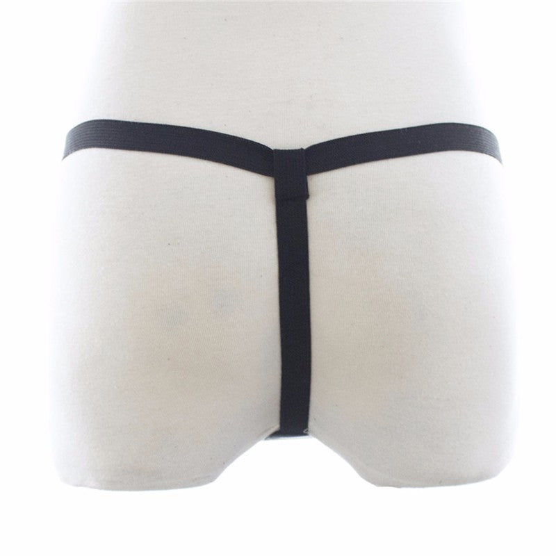 Crutch-less Leather G-string - INTIMATE