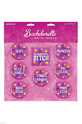 Bachelorette party favors badges - INTIMATE