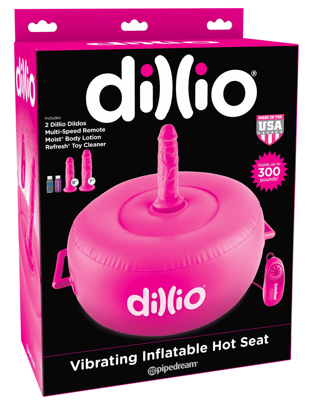 Dillio Vibrating Inflatable Hot Seat - INTIMATE