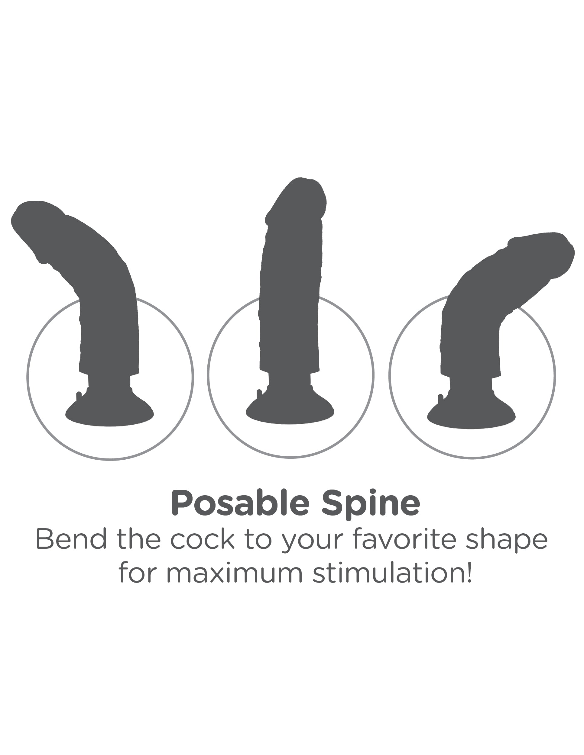 King Cock 7" Vibrating Cock with Balls