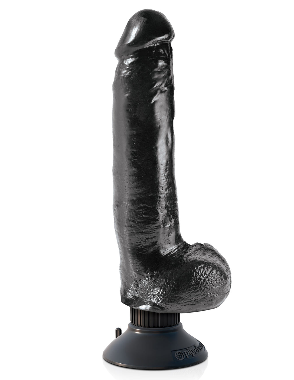 King Cock 9" Vibrating Cock With Balls