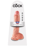King Cock 10" Cock with Balls