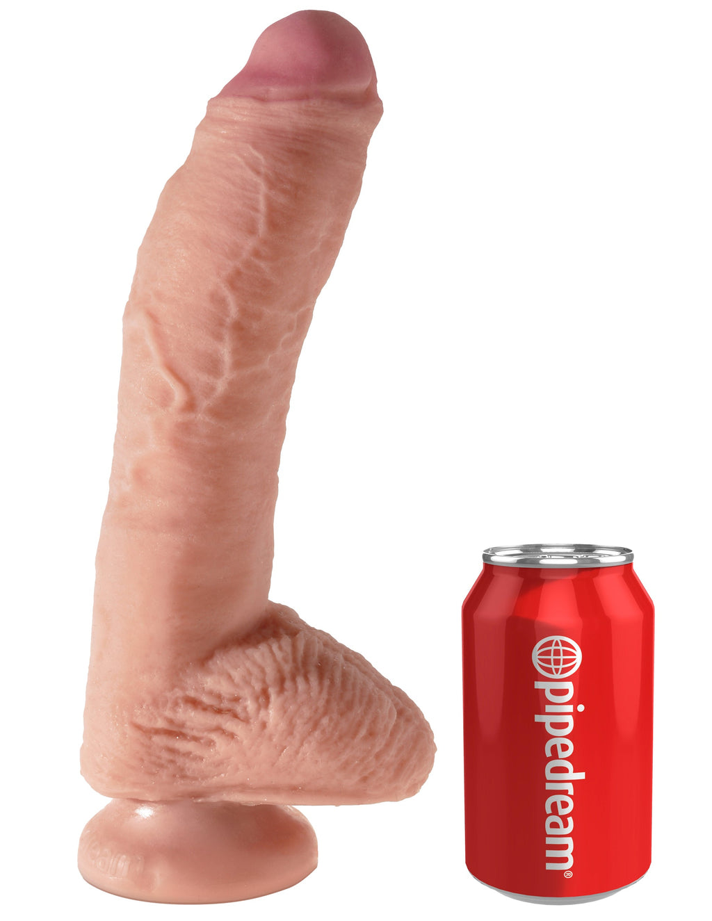 King Cock 10" Dual Density Cock With Balls