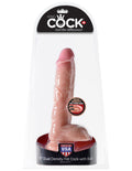 King Cock 10" Dual Density Fat Cock with Balls